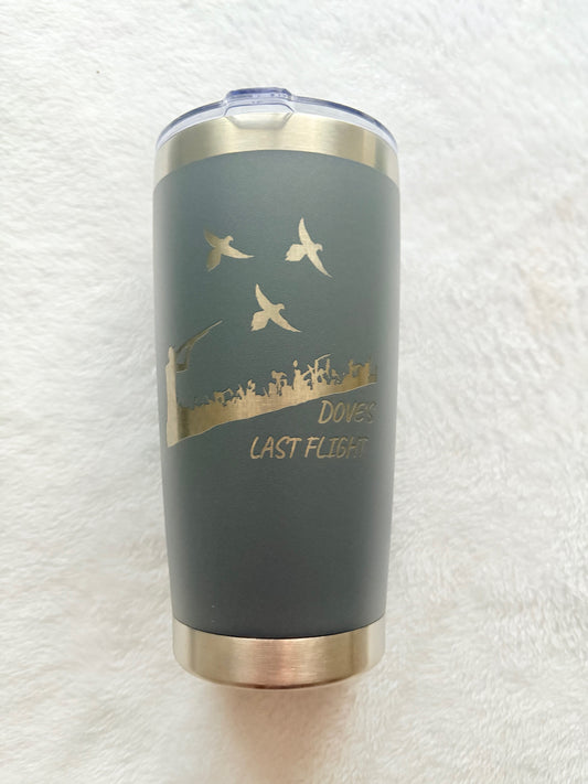 Tumbler Dove's Last Flight Gray